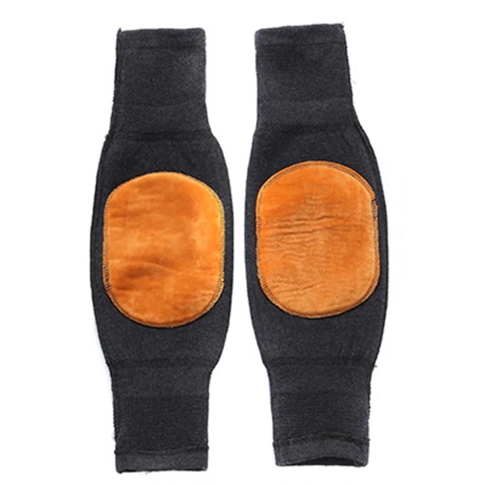Fasce termiche Ginocchiera invernale resistente al freddo Supporto caldo Ginocchiera in lana Protezione morbida per le gambe Ciclismo Sci Corsa