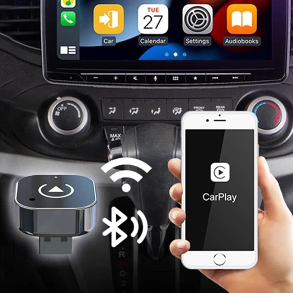 USB Wireless CarPlays Adapter for iPhone Wireless Carplays Dongle Plug Play Auto Connector Smart Dongle