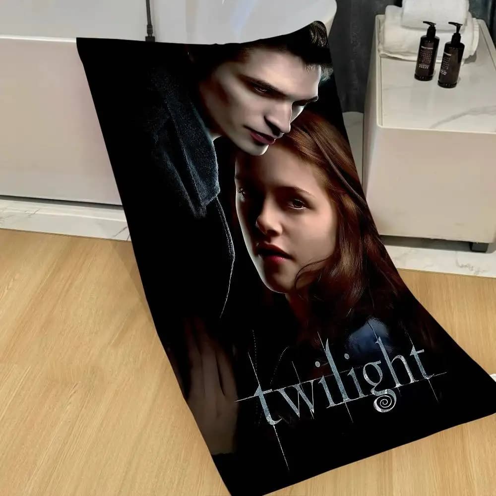 Film classico Twilight Grandi asciugamani da spiaggia in microfibra Asciugamano ad asciugatura rapida Asciugamani da spiaggia con sabbia Asciugamano da piscina per viaggi Piscina da nuoto Yoga