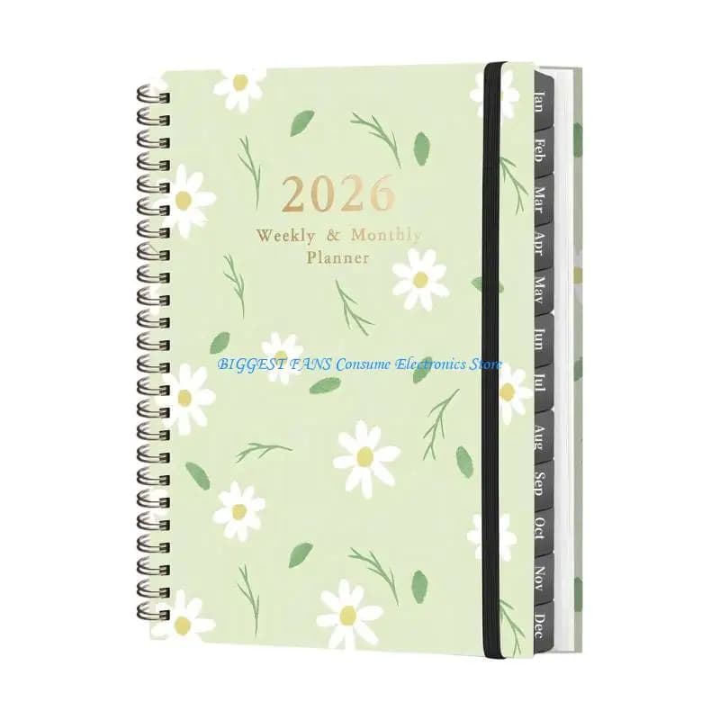 2026 Work Life Planner Diario viaggio Pianificazione Notebook Dimensioni compatte Design