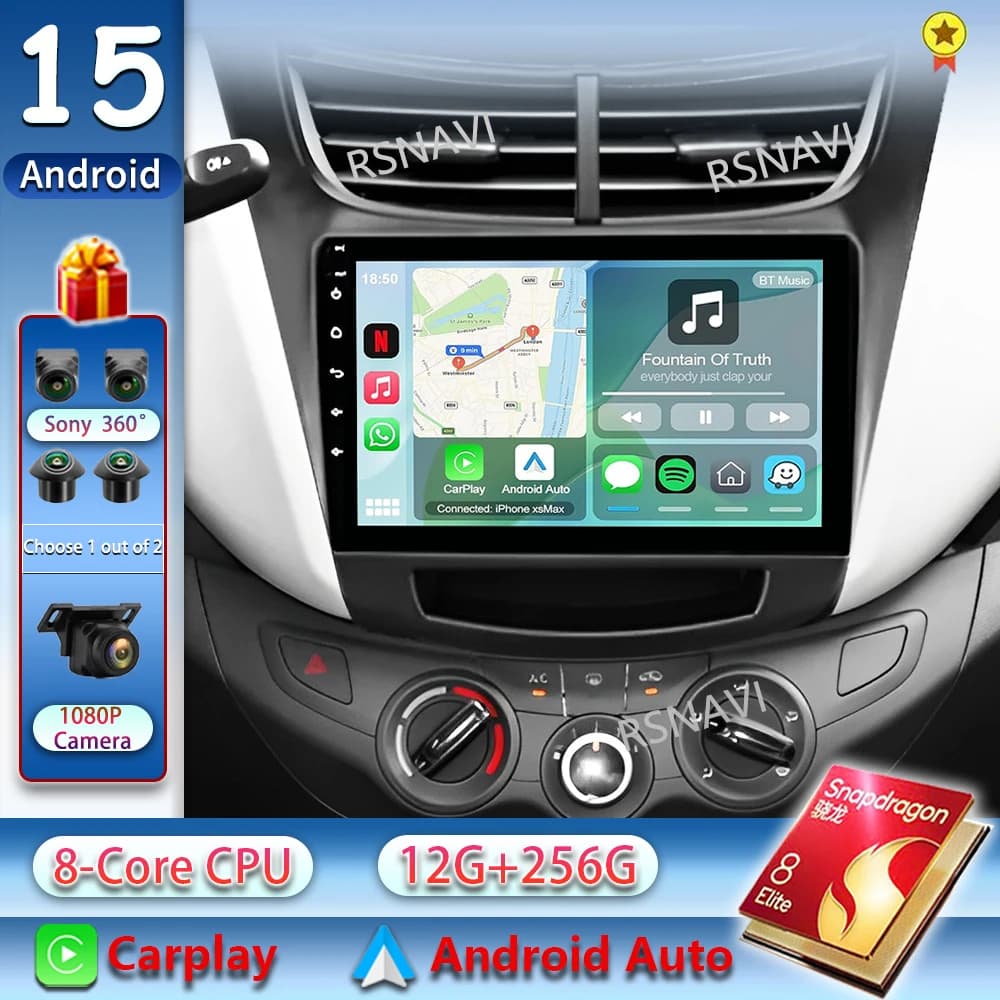 Android 15 Car Radio For Chevrolet Sail Aveo 2015 2016 2017 2018 2019 Navigation GPS Multimedia Video Player Stereo WIFI Carplay