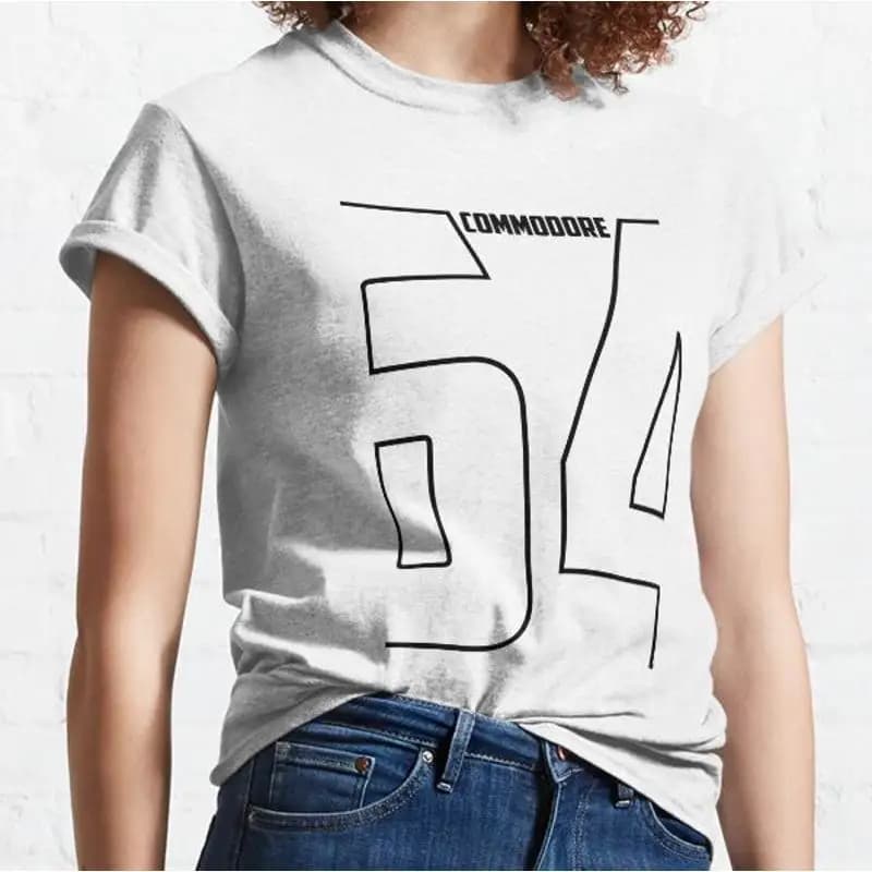 Commodore 64 C64 in jersey design Classic T Shirt