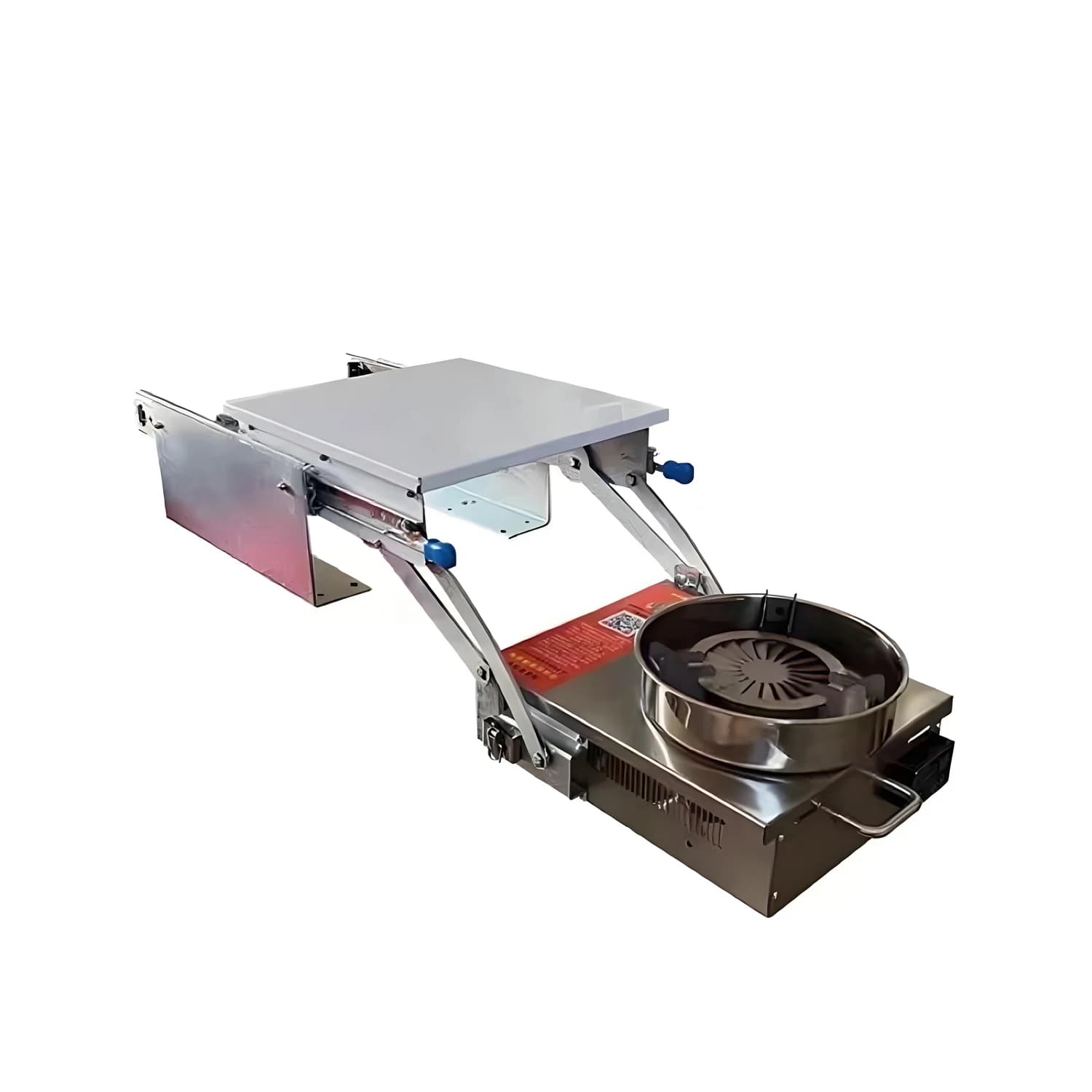 Diesel motorhome stove DC12V, built-in fuel stove with storage shelf, suitable for outdoor camping, boats, campers, etc.