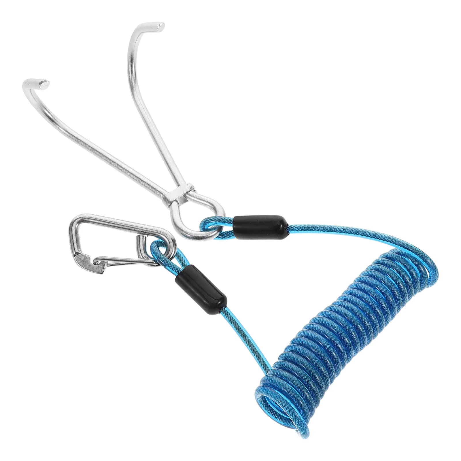Stainless Steel Double Hook For Scuba Diving Safety Spring Rope Compact Lightweight Fishing Boat Anchor Hook Reef
