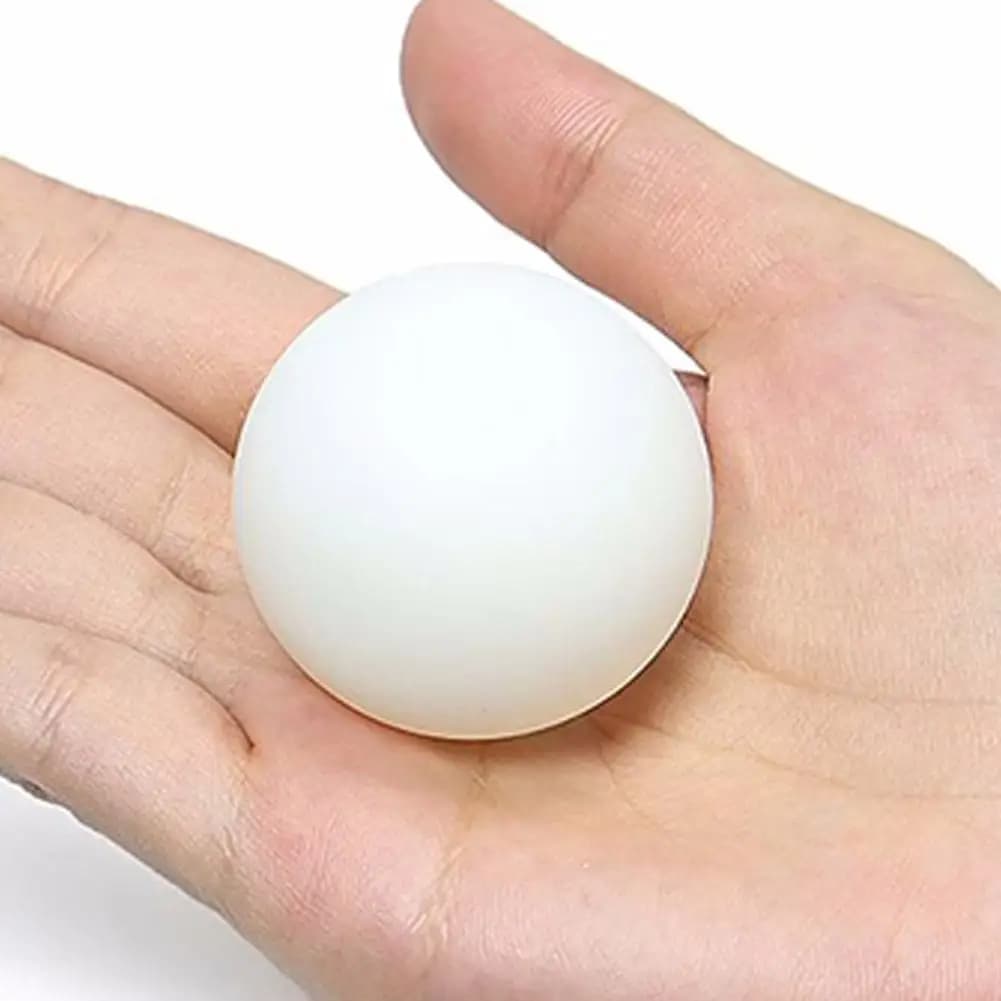 20/10/5 pezzi Palline da ping pong bianche in PP da 40 mm sabbiate, colorabili, per decorazioni, giochi fai da te e allenamento per bambini e adulti