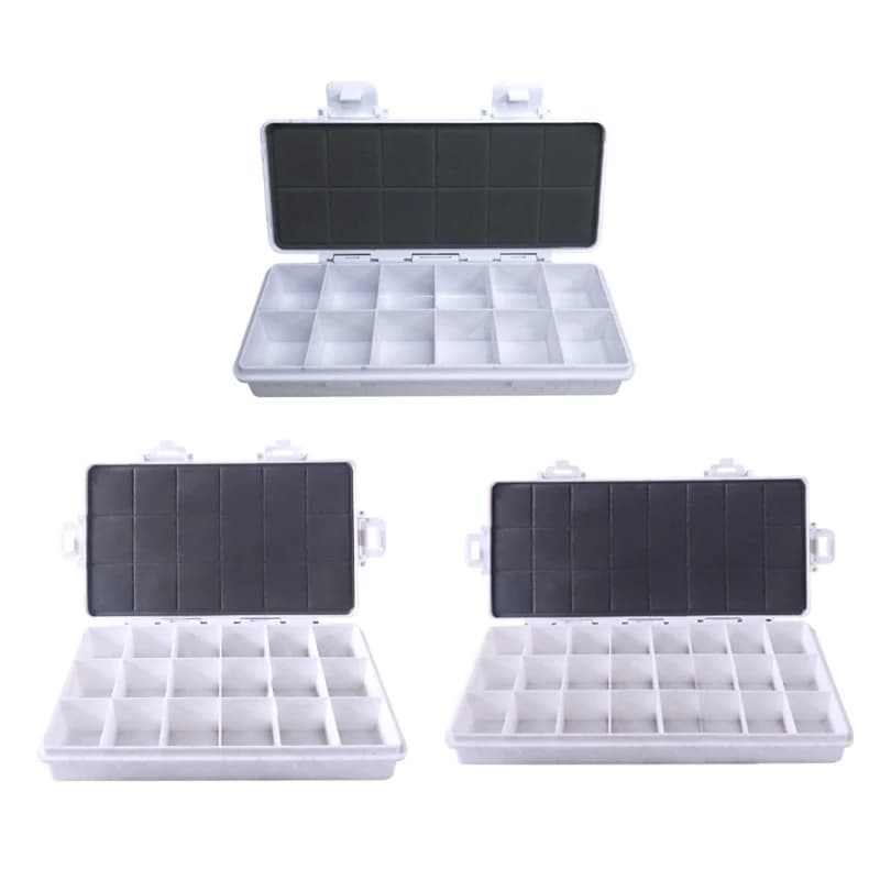 W89C Plastic Paint Box Leakproof Paint Organiser for Watercolor Acrylic Oil Paints