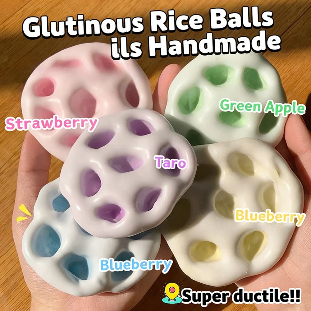 Squishys Fidgets Toys Sollievo dallo stress Palline glutinose di sabbia Giocattolo di decompressione ultra morbido Sollievo dall'ansia Spremere per adulti Bambini