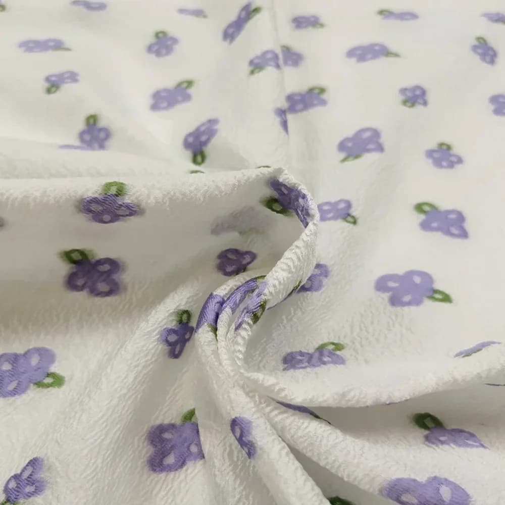 Jacquard Fabric Floral Pattern Spring Summer Thin Section Slightly Transparent Cut Flower Breathable Gauze Dress Fashion Cloth