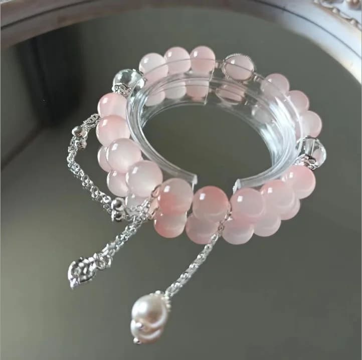 Bracciale verde smaltato Mori Butterfly, mezzo bracciale, per uomo e donna
