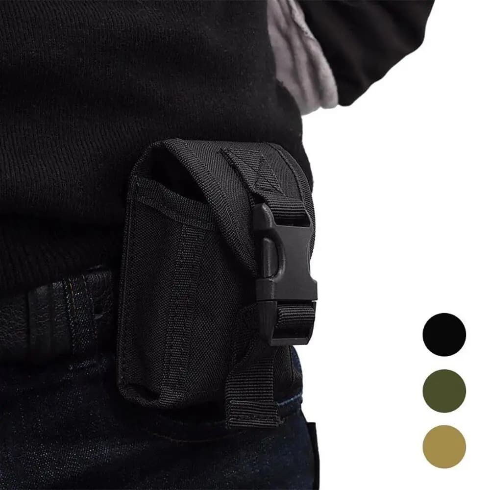 1 Pezzo Marsupio Durevole Molle da Uomo per Corsa, Viaggio, Campeggio, Piccola Tasca, Accessori Outdoor, Marsupio Morbido con Cintura Posteriore