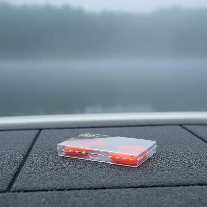 Set di 4/8 Aghi per Esche da Pesca alla Carpa con Scatola Portaoggetti, Strumenti Professionali per Infilare Esche, Accessori per la Pesca alla Carpa