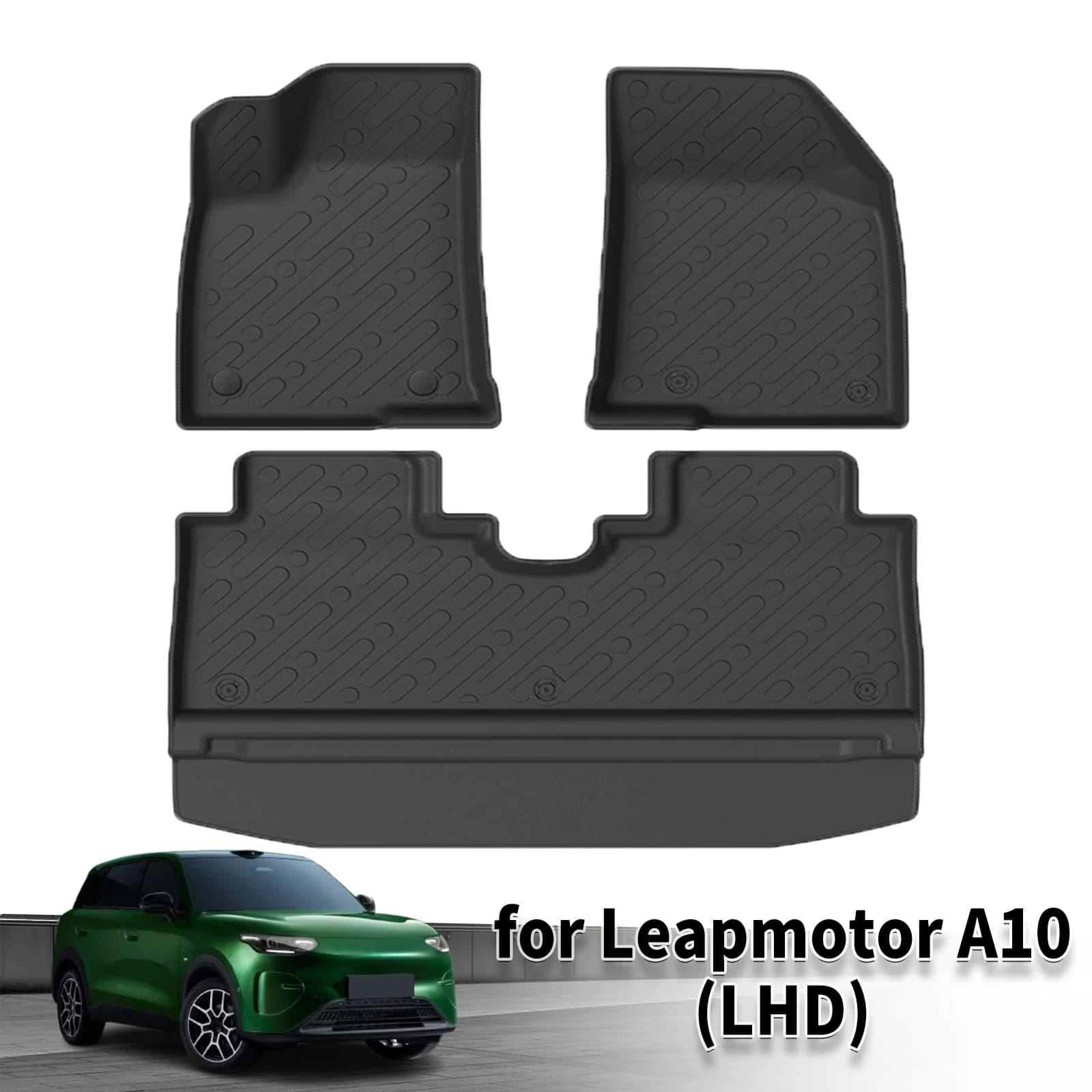 for Leapmotor A10 2026 2027 Eco-Friendly TPE Floor Mats & Trunk Mats Cover All-Weather Protection Car Accessories