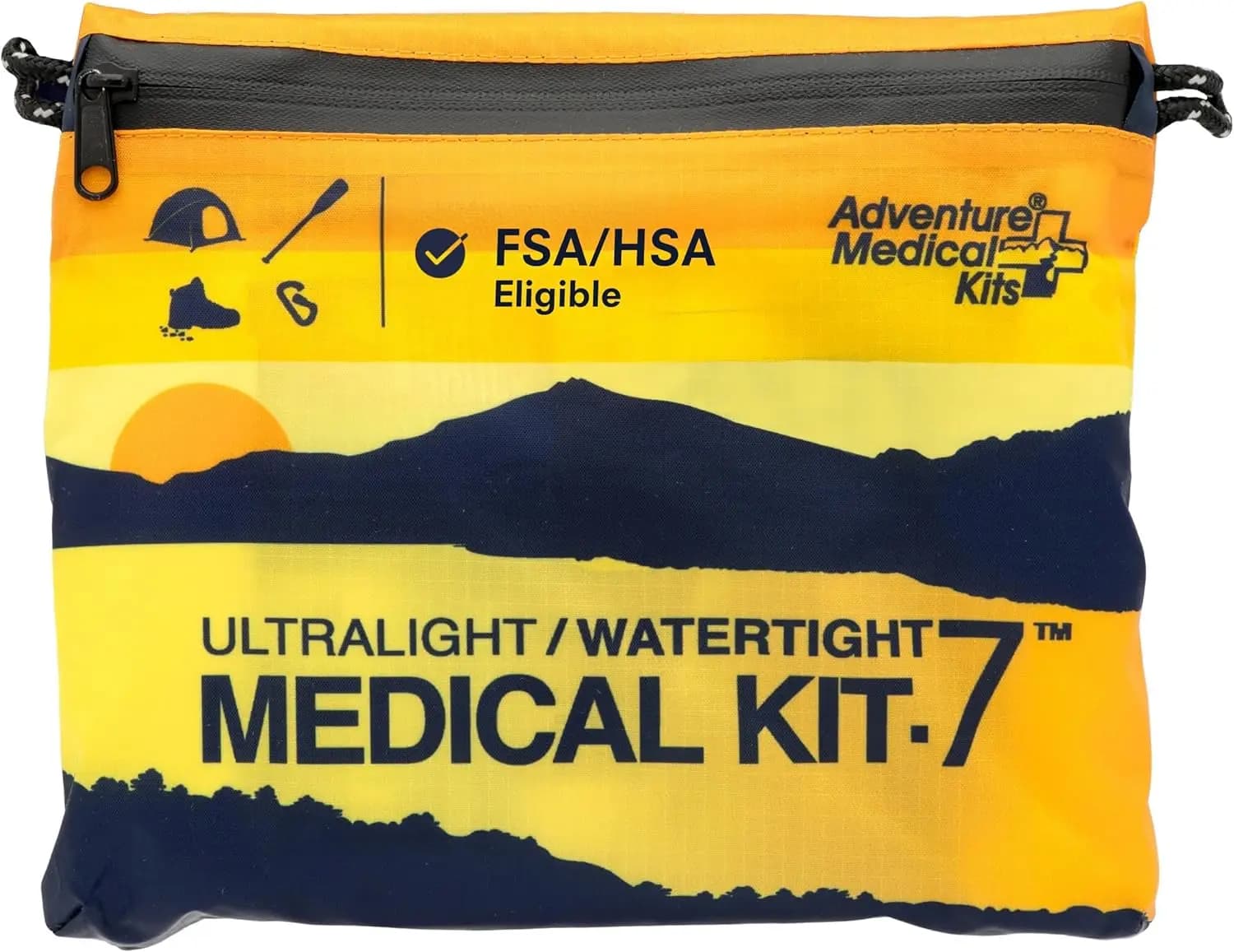 Kit di Pronto Soccorso Ultraleggero e Impermeabile per 3 Persone, 3 Giorni - Include Bende e Cura delle Vesciche per Escursionismo, Ciclismo, Arrampicata