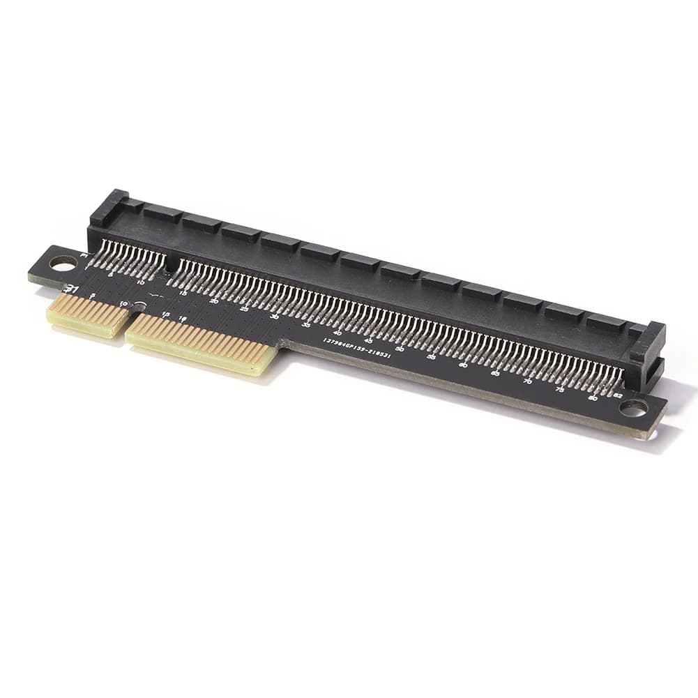 Desktop Computer PCI-E 4X to 16X Adapter Card PCI-Express 4X Male to Female Port Video Graphics Riser Card Converter