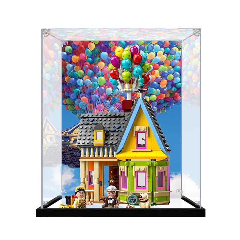 3mm Dustproof Display Box for lego 43217 Up House Flying House Display Case Storage Box Organizer(Lego Set not Included)