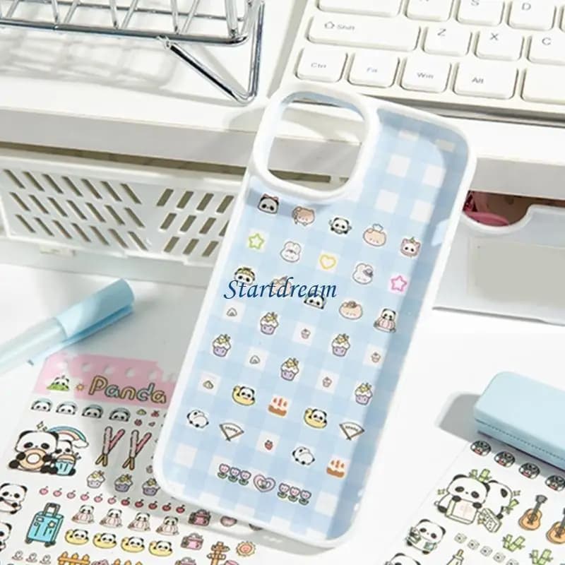 Adesivo decorativo cartone animato 63sheets/pad scrapbooking adesivo per giornali taccuini pianificatore scrapbooking k92c