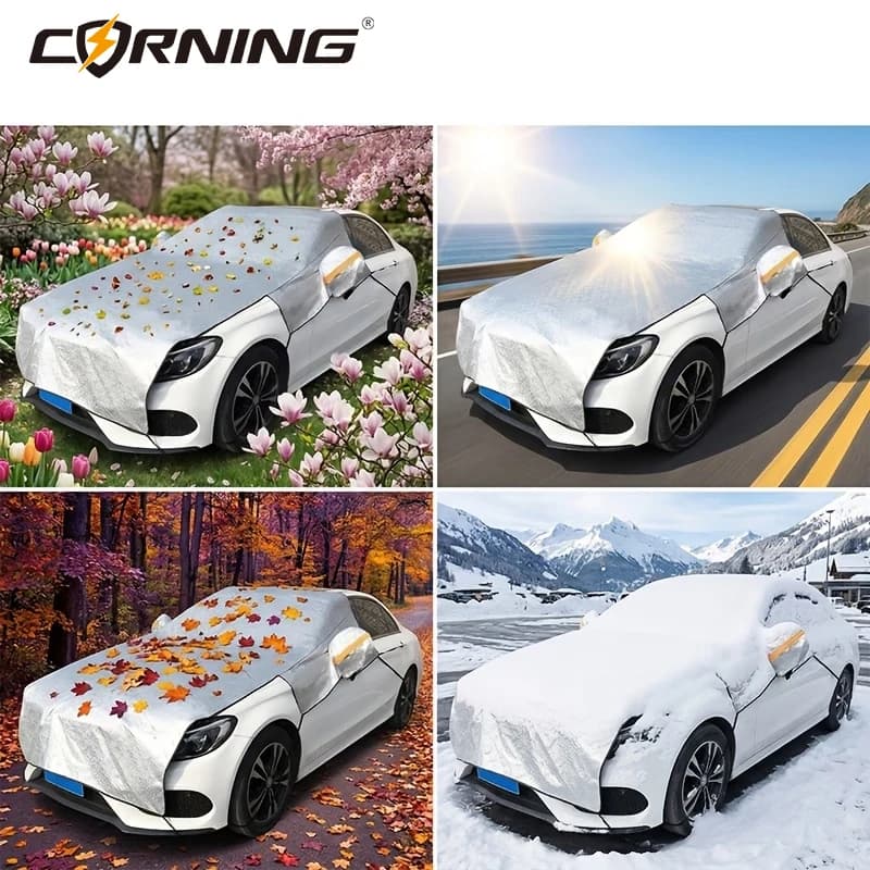 Universal Car Windshield Sunshade Cover Summer Waterproof Dustproof Wear-resistant Snowproof Protection for Automobile SUV