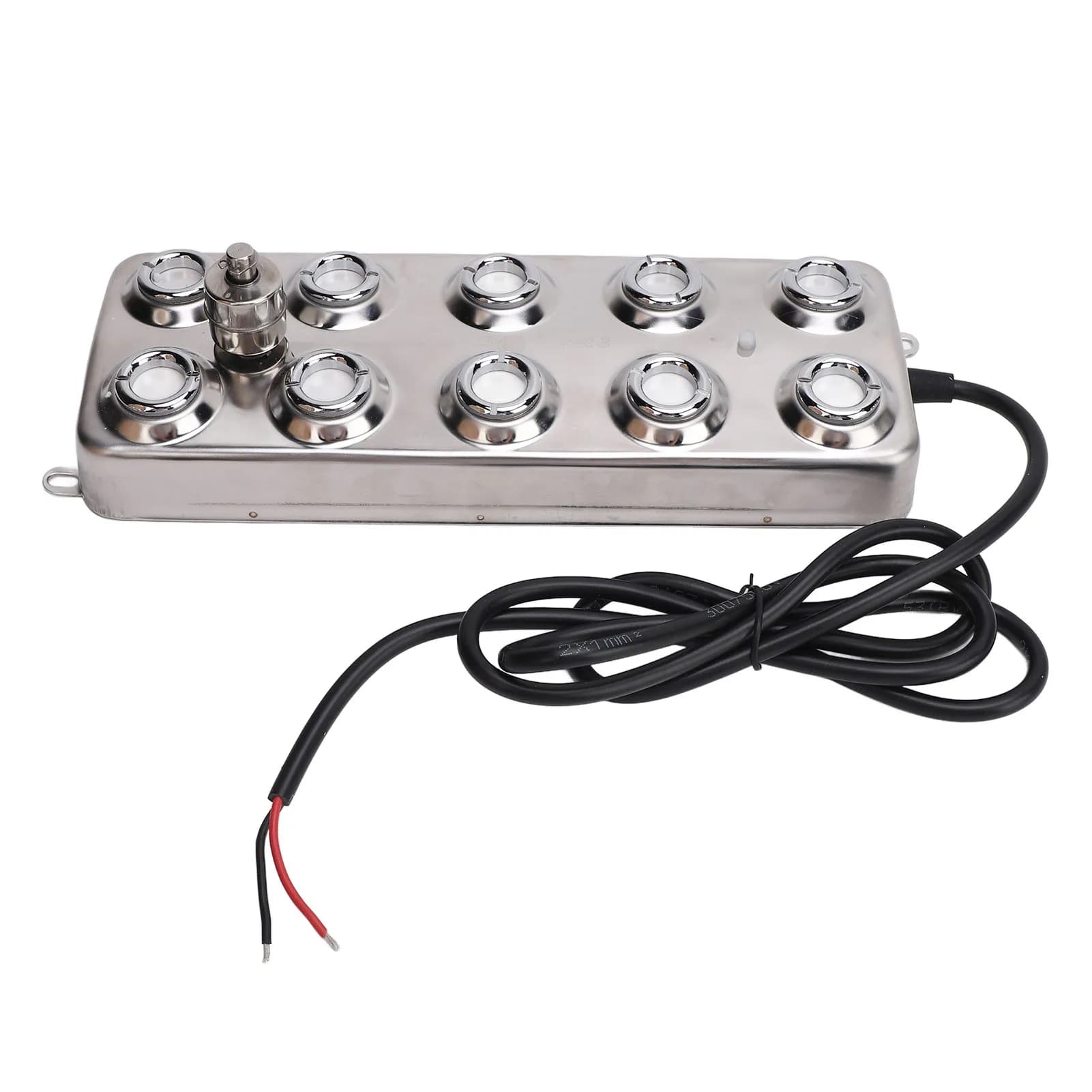 Nebulizzatore a 10 Testine, Generatore di Nebbia Ultrasonico, Umidificatore per Laghetto, Macchina per Nebbia con Piastra Atomizzante