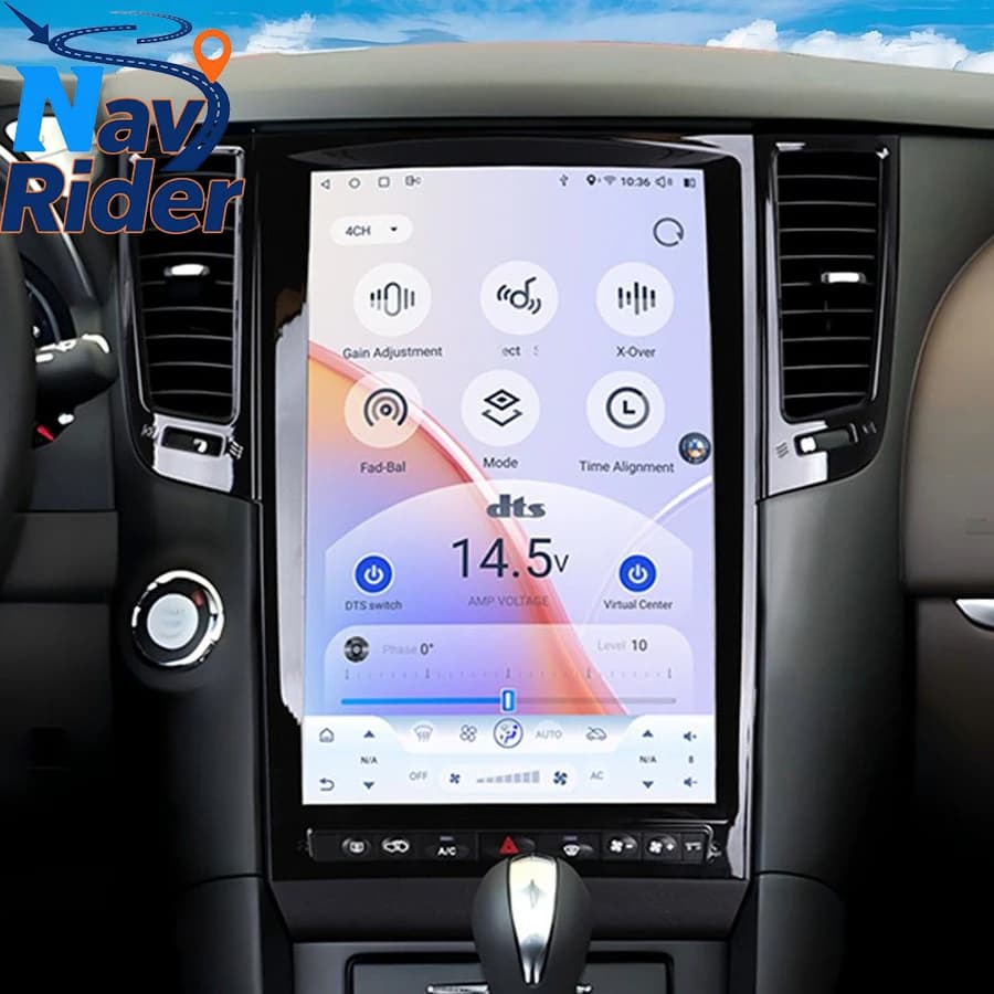For Infiniti FX35 FX37 FX45 FX50 QX70 2007-2013 Vertical Screen 14.5" Android Radio Carplay Car Multimedia Video Player Stereo