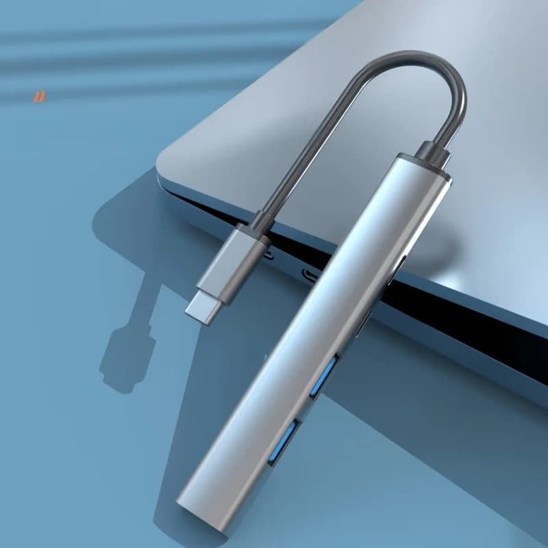 USB-C Hub with USB 3.0 interfaces, USB 2.0 Type-C Splitter USB-C high speed 5 Gbps for MacBook Air M1/M2, iPad docking station