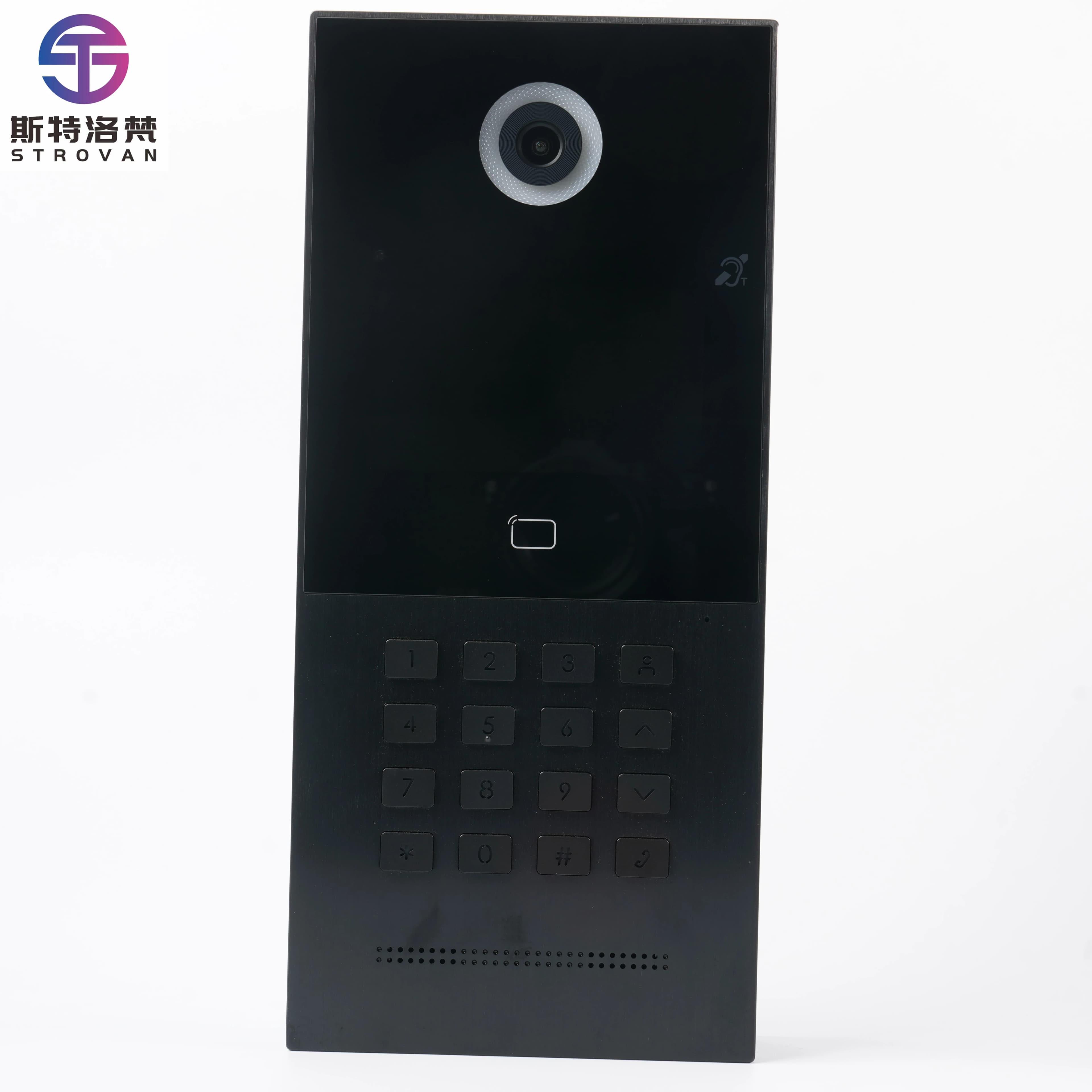 Sistema di campanello video POE Citofono per ingresso appartamento Sistema Smart Home Edificio TCP/IP Citofono a filo Telefono Casa