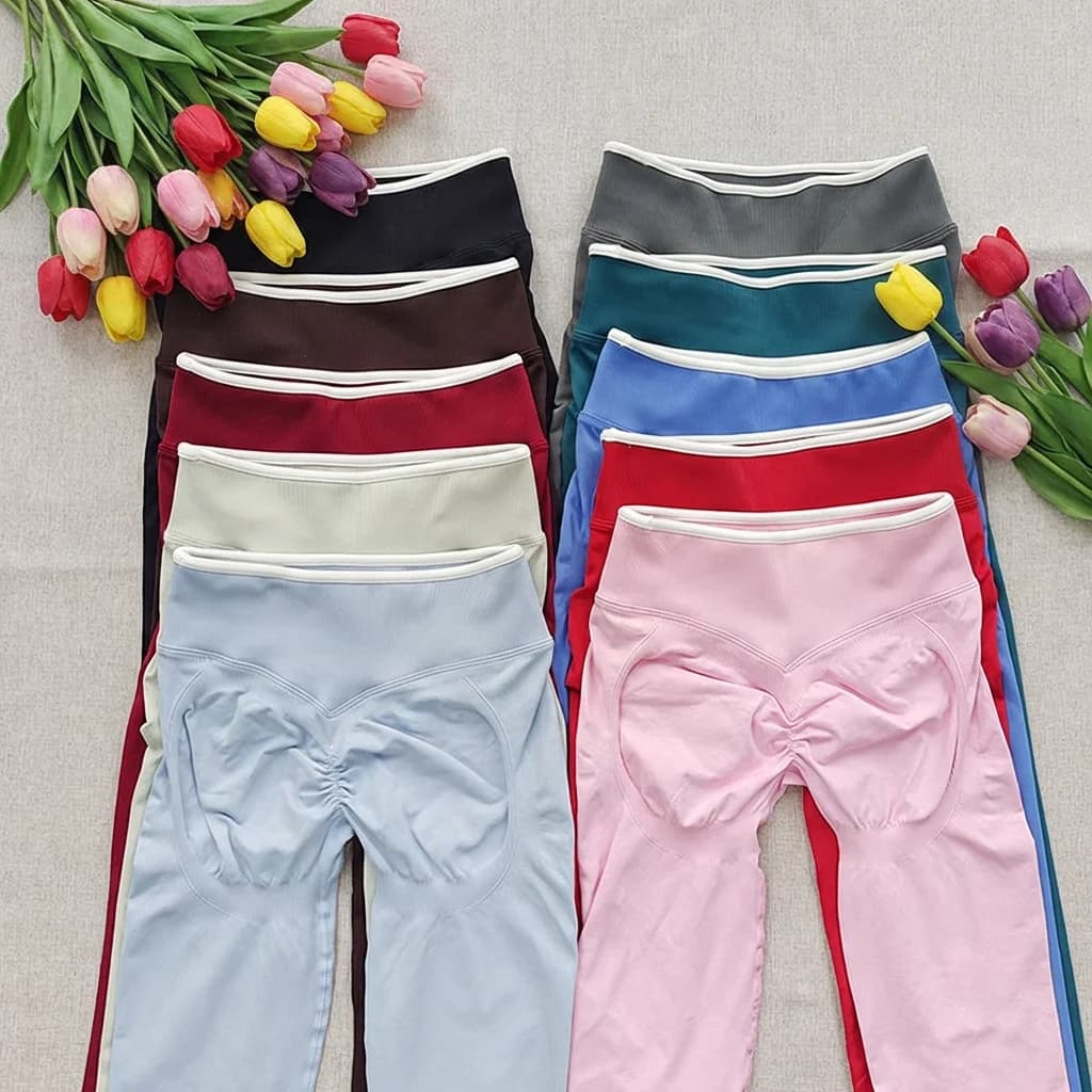 Leggings Yoga Woman Without Waist Stitching Media Push-Up, Pants Fitness Racing High Elasticity, Gym Leggings Pilates with Effect Lifting Hips