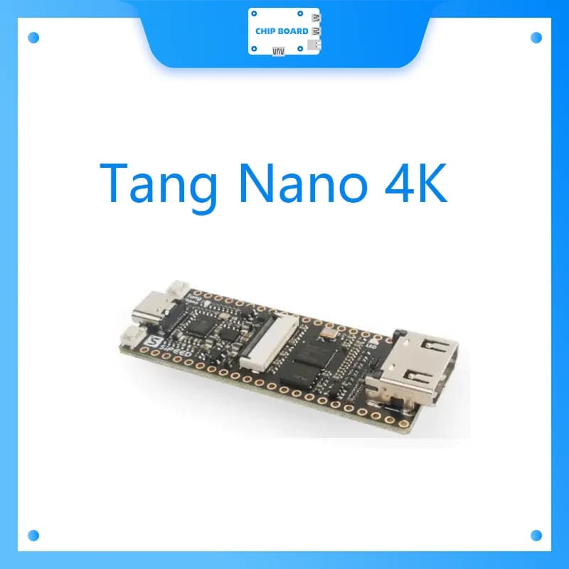 The FPGA Tang Nano 4K card comes with HDMI output, optional camera