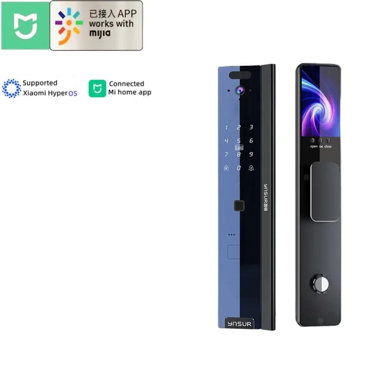 S12M per Xiaomi Mijia Mihome App, Campanello Intelligente con Riconoscimento Facciale 3D e Vene Palmari, Serratura Elettronica Digitale