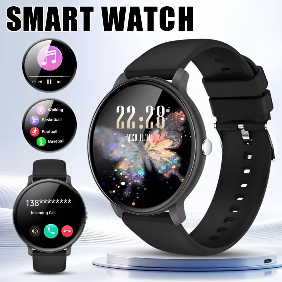 HOT New 1.50-inch Multi-function HD Touchscreen Smartwatch for Men/Women, with Wireless Calling, Call Reminder & Reject