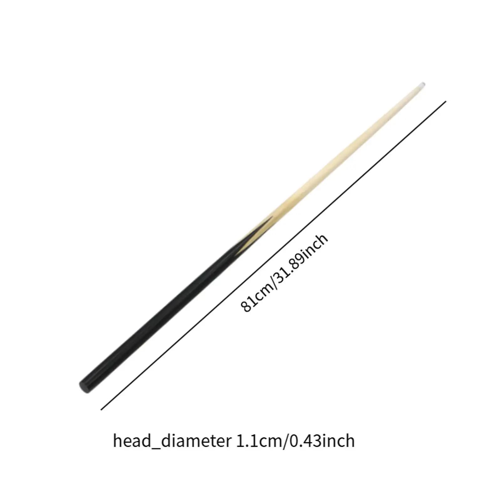 Kids Pool Cue Wooden Lightweight Billiard Stick Beginner Training Rod for Pool Table Accessories