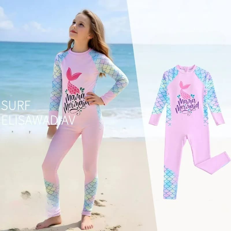 New Summer Bathroom Costume 2026 for Girl, Korean Style Cute and Sweet, Interior Costume with Animated Cards, Solar Protection for Girls