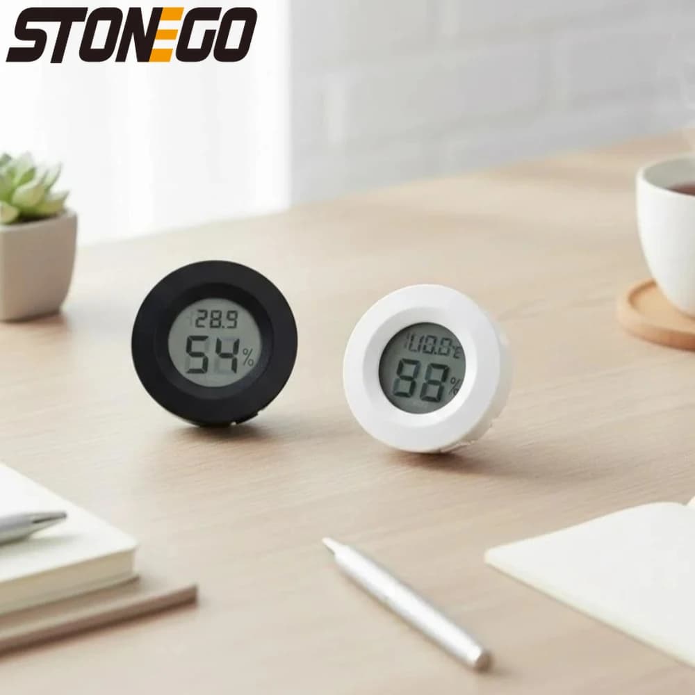 Termometro digitale LCD per interni ed esterni, igrometro, sensore di temperatura domestico ad alta precisione, 1 pezzo