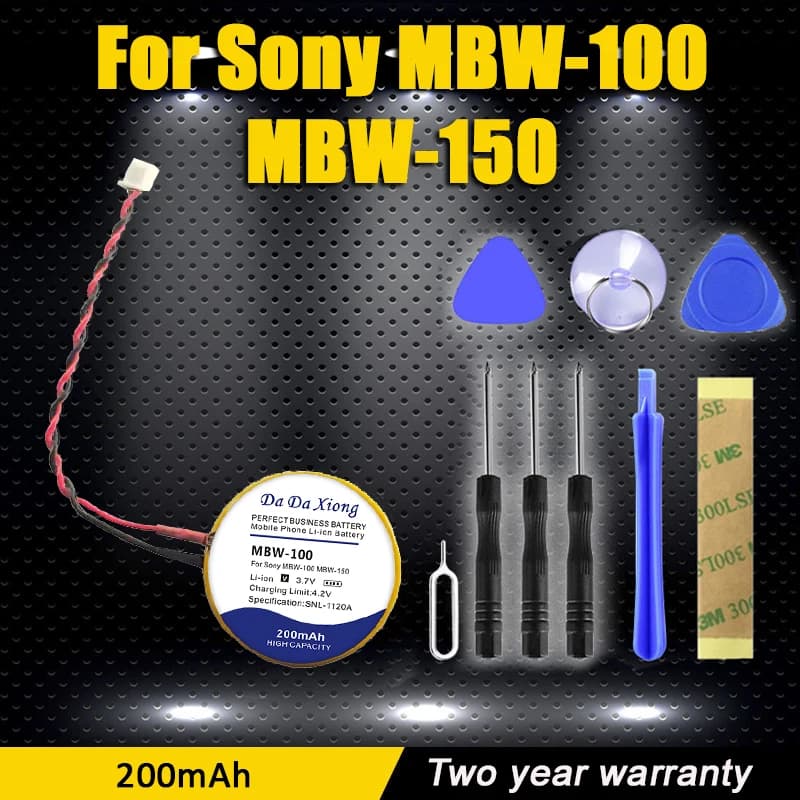 2024 nuova batteria sostitutiva ai polimeri di litio 3.7V 200mAh PD2430 per accumulatore per orologi Bluetooth Sony MBW-100 MBW-150