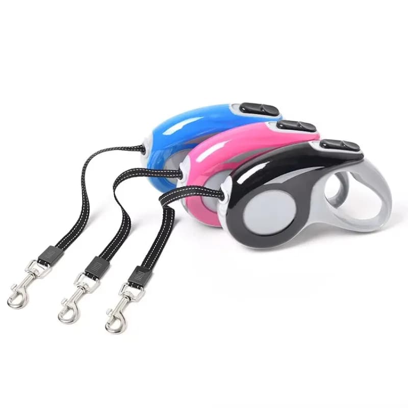 Guinzaglio retrattile automatico per cani da 3M/5Mnuovo guinzaglio per cani da passeggio con catena per cani da corsa