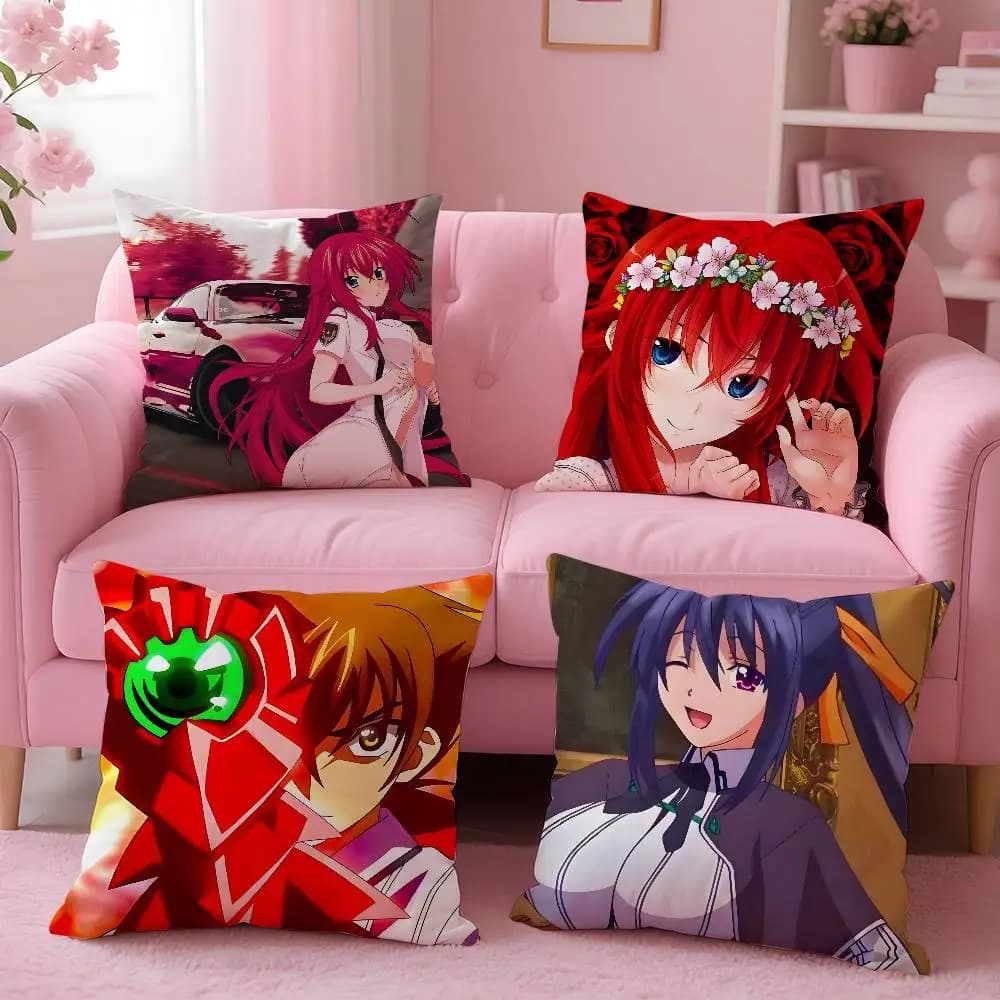 High School DxD anime federa modello stampa federa soggiorno divano fodera per cuscino arredamento camera da letto