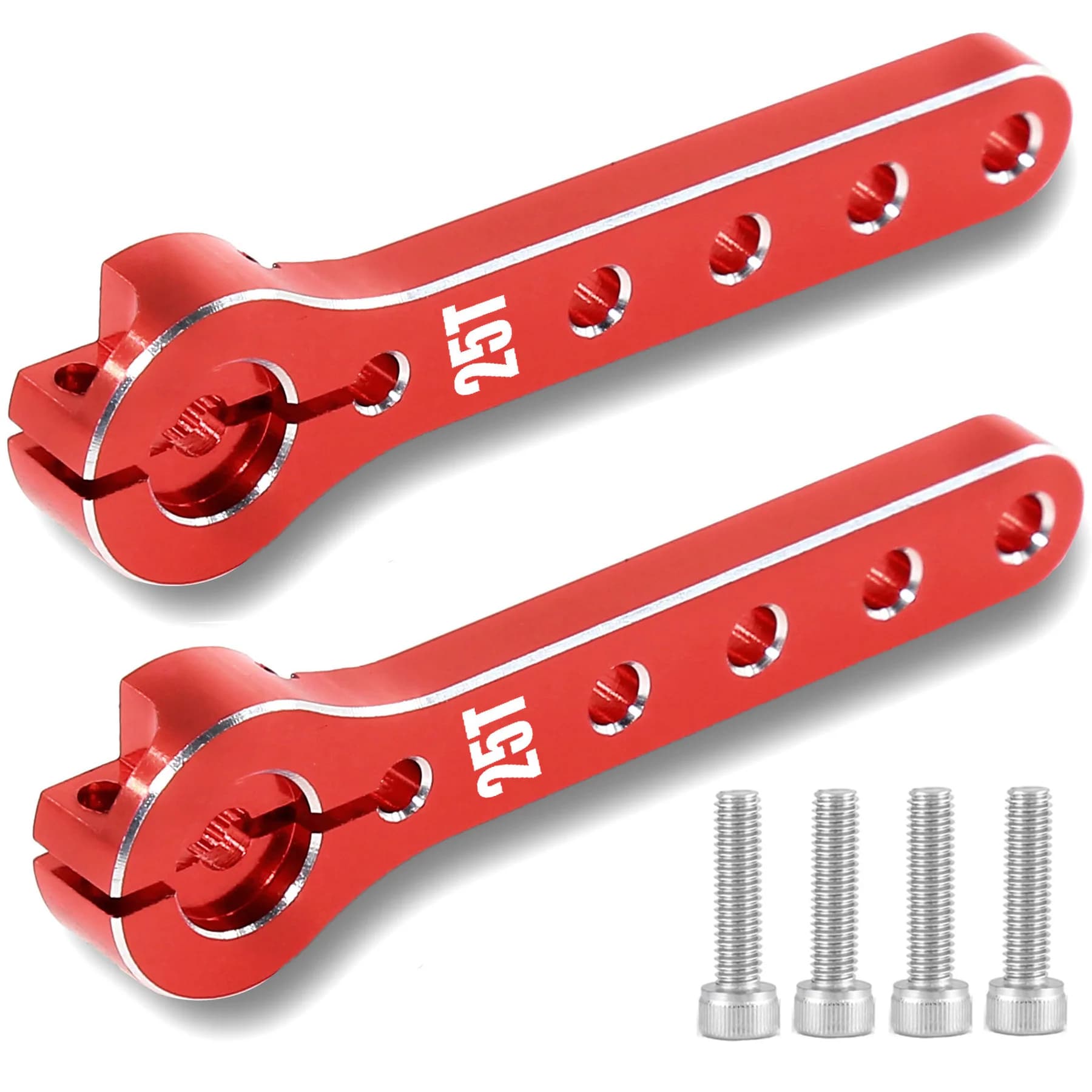 2 Pz 25 T Servo Corno 56mm Metal 25 Denti Extension Servo Arm Steering For 100CC Balsa Aircraft RC Air Helicopter Auto