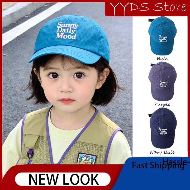 Summer Thin Quick Dry Parent-child Baseball Cap Breathable UV Sun Hat for Boys Girls Outdoor Daily Wear