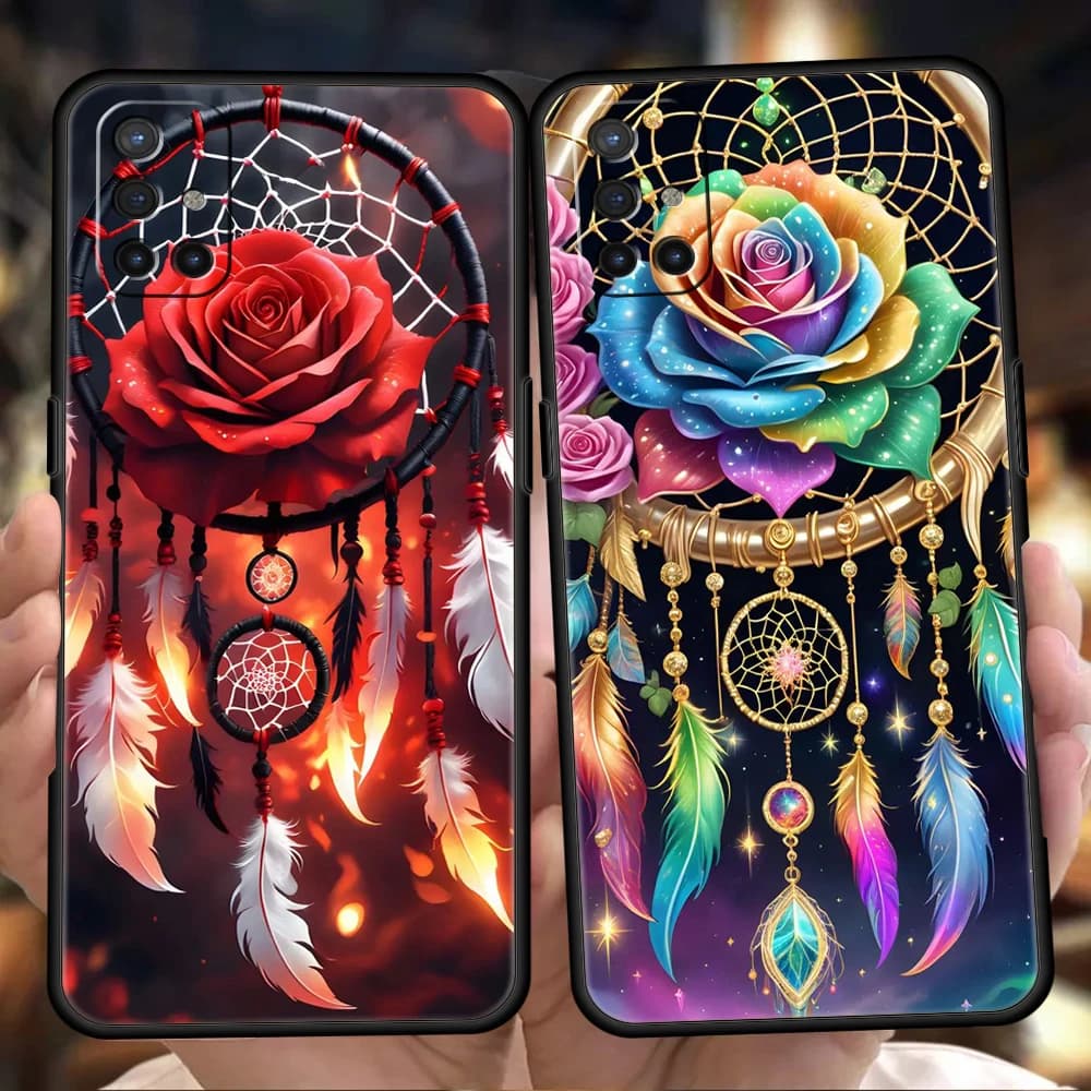 Mandala Dreamcatcher Luxury Phone Case For Oneplus 13R 12R 12 11 10T 10R Nord N100 N200 N10 10 9 9R 9RT CE 2 Pro Soft TPU Cover