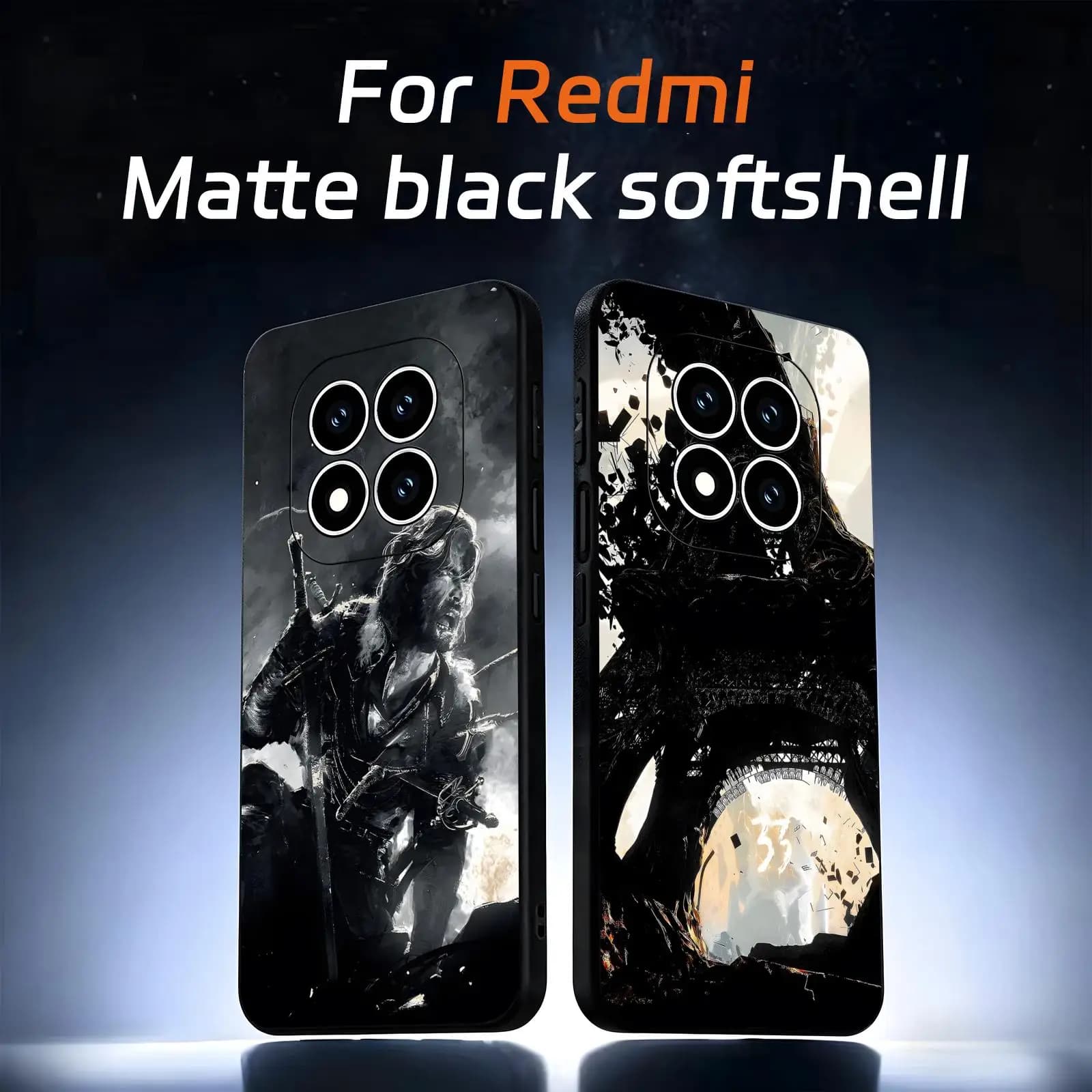 Clair Obscur Expedition 33 Phone Case For Redmi Note15 14 13 12 11Pro Plus 5G 14C A3 Soft Black Phone Cover