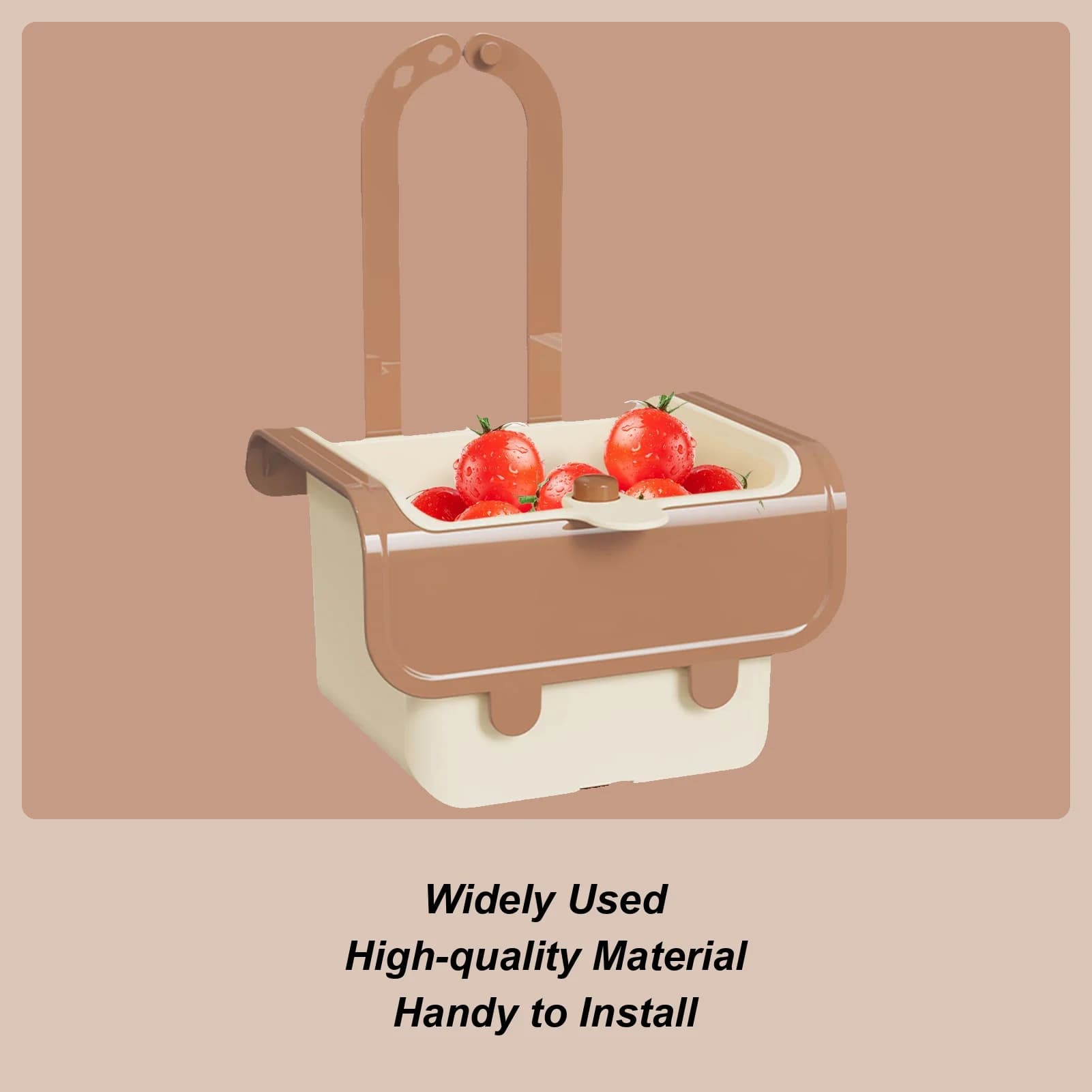 Cestello per lavello Cestello per colino per rifiuti alimentari Scarico rapido Filtro staccabile anti-intasamento multiuso per frutta e verdura camper