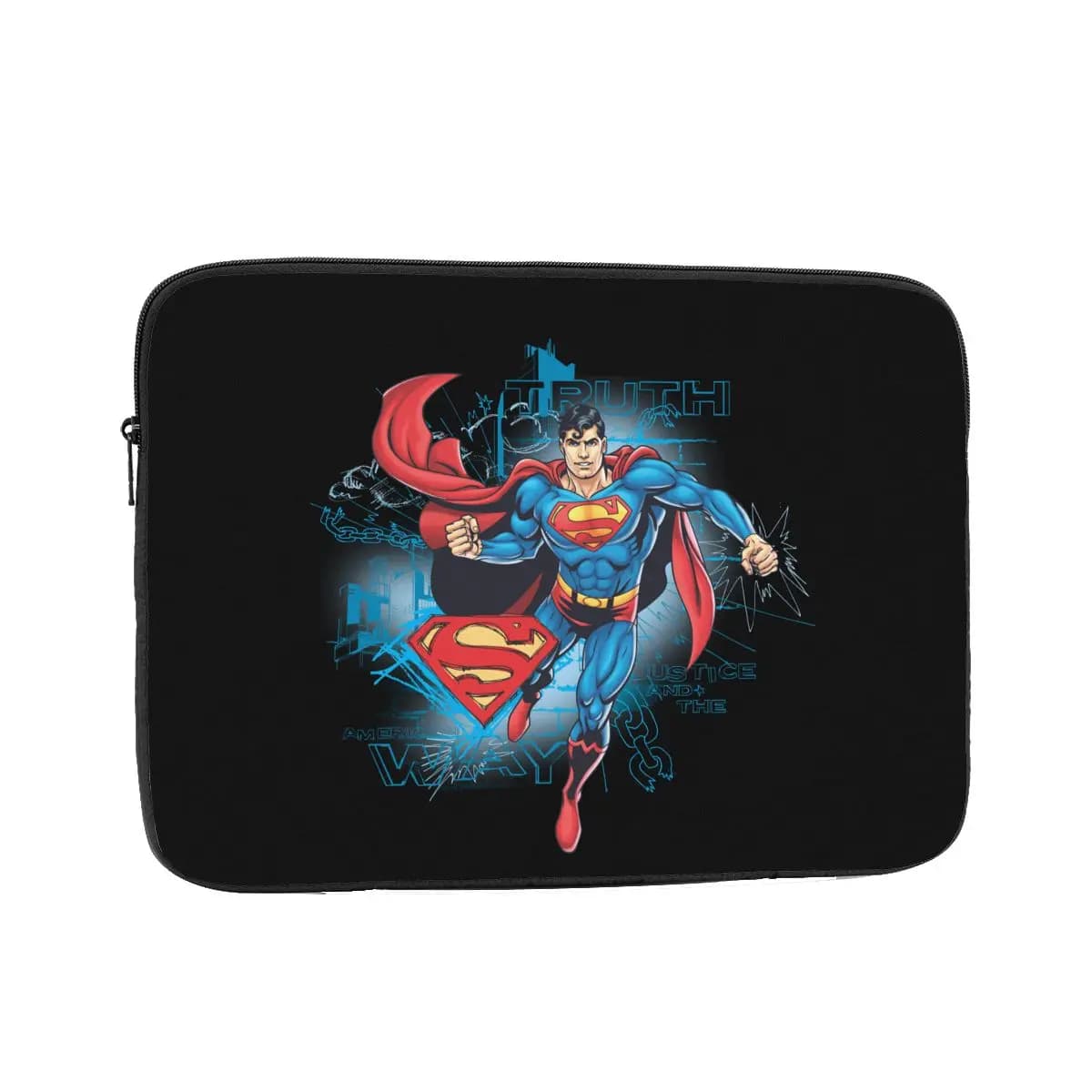 Laptop Liner Sleeve 12" 13" 15" 17" Notebook Bag Case for Macbook Air Pro Supermans With Logo Shockproof Case