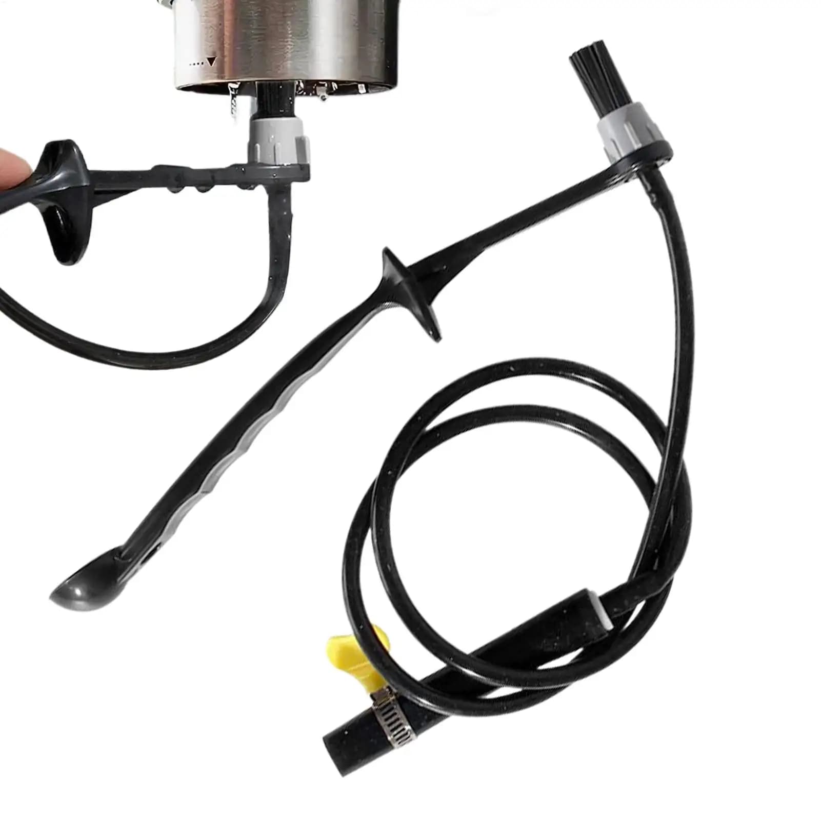 Coffee Machine Brush Coffee Grinder Cleaning Brush Ergonomic Washing Tool with Long Handle Scale Removal Water Maintenance
