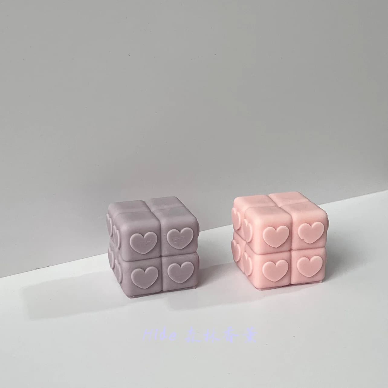 Love Block Aromatherapy Candle Mold Handmade DIY Silicone Mold