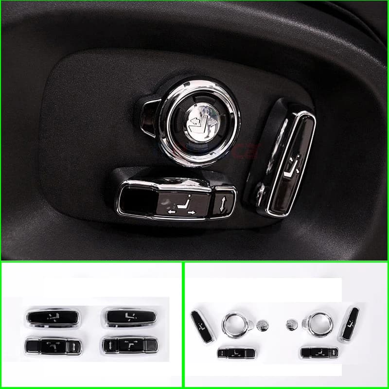 Car Seat Side Adjustment Button Cover Trim Parts for Land Rover Discovery 5 RRS Evoque Vogue Velar Discovery Sport for Jaguar