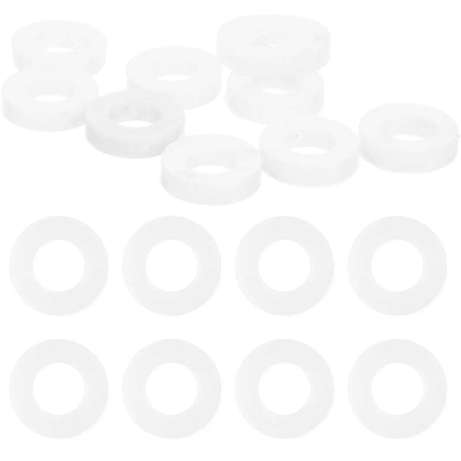 20 Pezzi Piccole Rondelle per Tamburo, Cuscinetti di Ricambio in Plastica per Set di Tamburi Rullanti, Accessori Professionali per Strumenti a Percussione