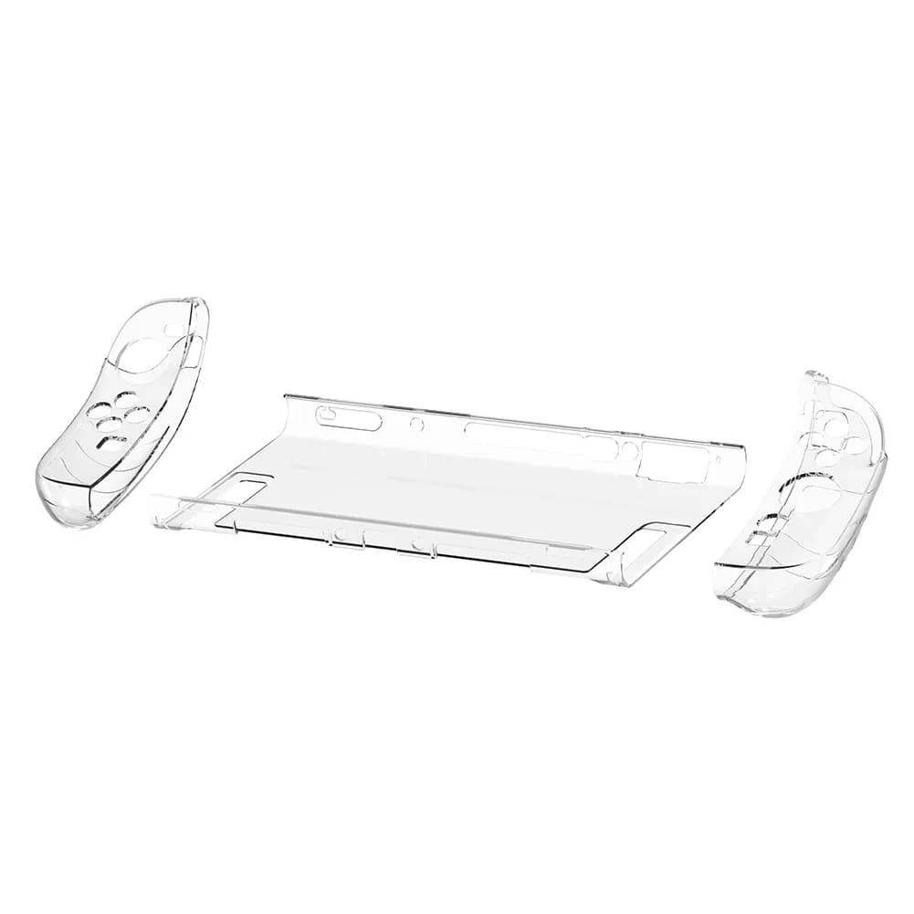 Cover Protettiva Trasparente Anti-Graffio Antiurto Rigida con Design Divisibile per Nintendo Switch 2
