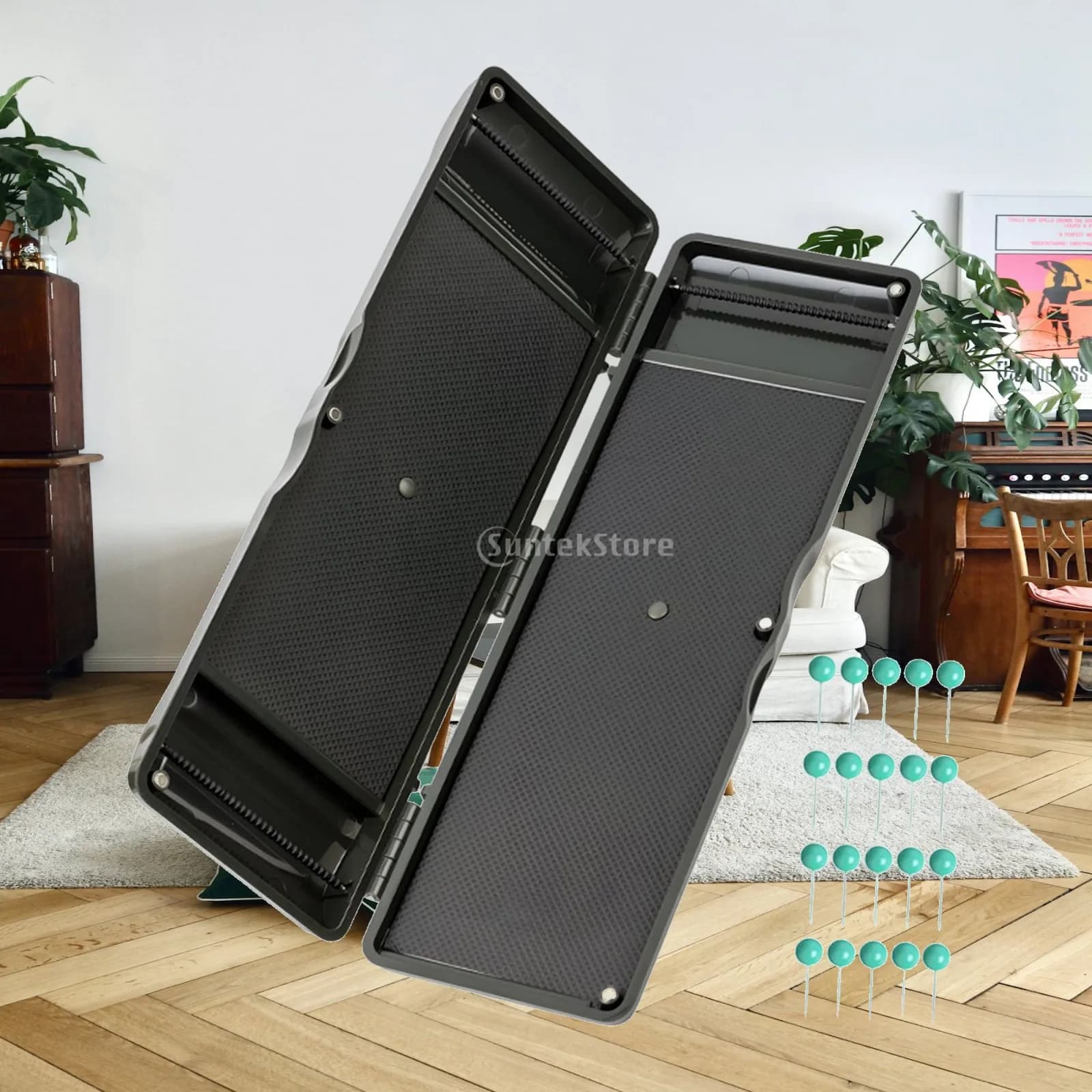 Hard Plastic Carp Fishing Hook Storage Box Lightweight Fishing Rig Case for Travel and Outdoor Use
