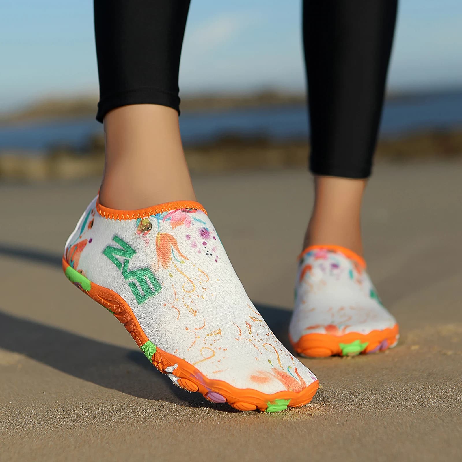 Scarpe Acquatiche Unisex a Piedi Nudi ad Asciugatura Rapida Antiscivolo per Spiaggia Nuoto Immersioni Surf Wading - Calzature Traspiranti