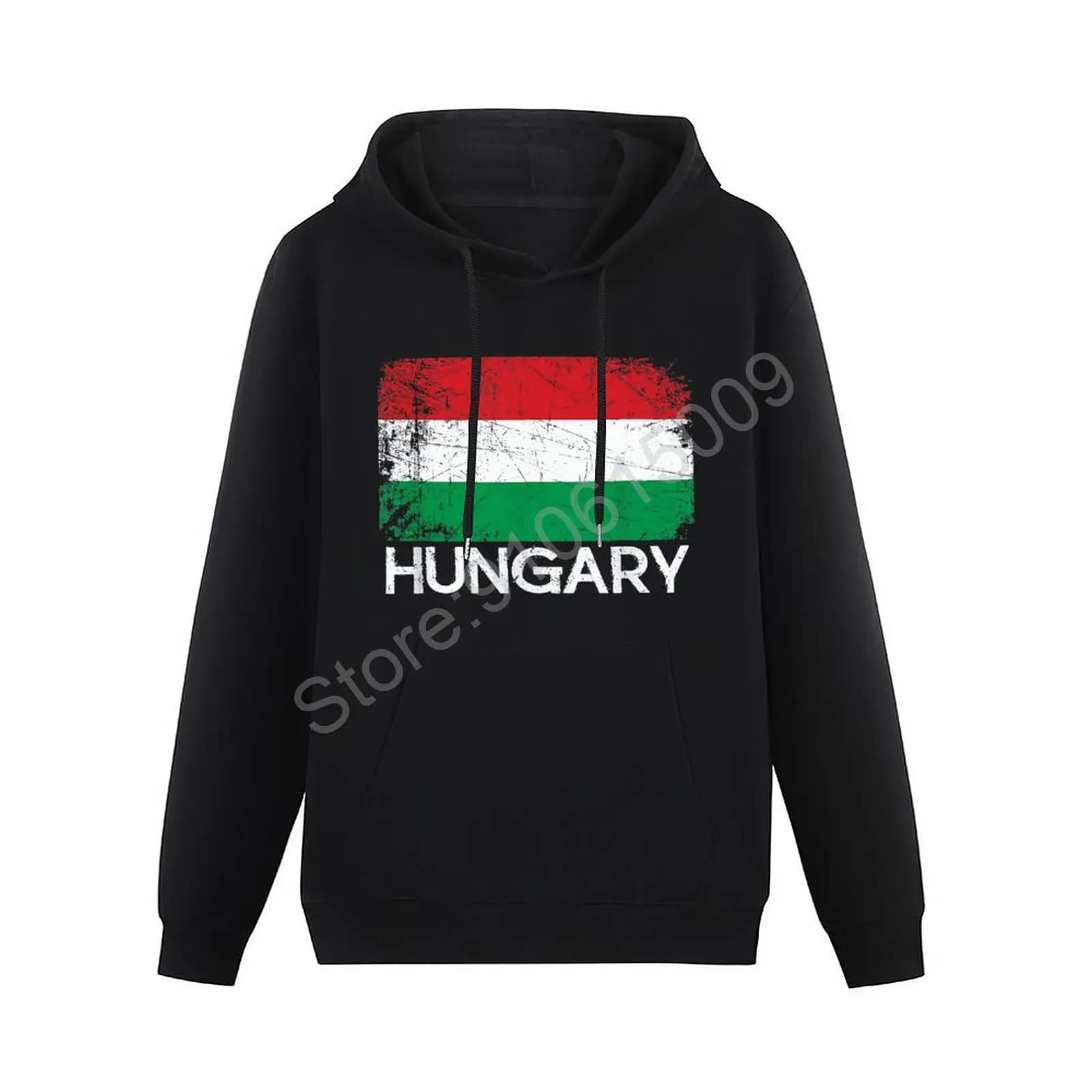 Uomo Donna Felpe con cappuccio Bandiera dell'Ungheria Mappa del paese ungherese Felpa con cappuccio Pullover Felpa con cappuccio Hip Hop in cotone unisex