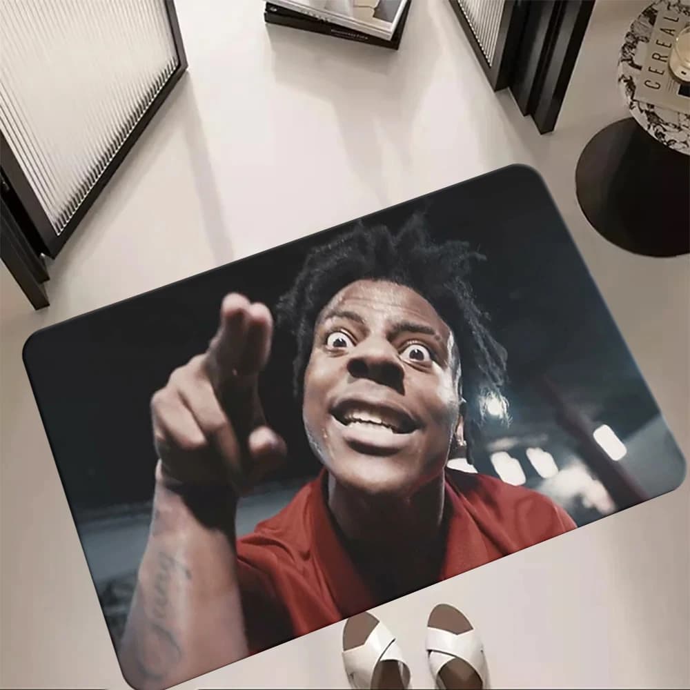 Tappeti fantasia in stile influencer di viaggi cinesi IShowSpeed, tappetini decorativi per corridoi, con motivi interessanti personalizzabili